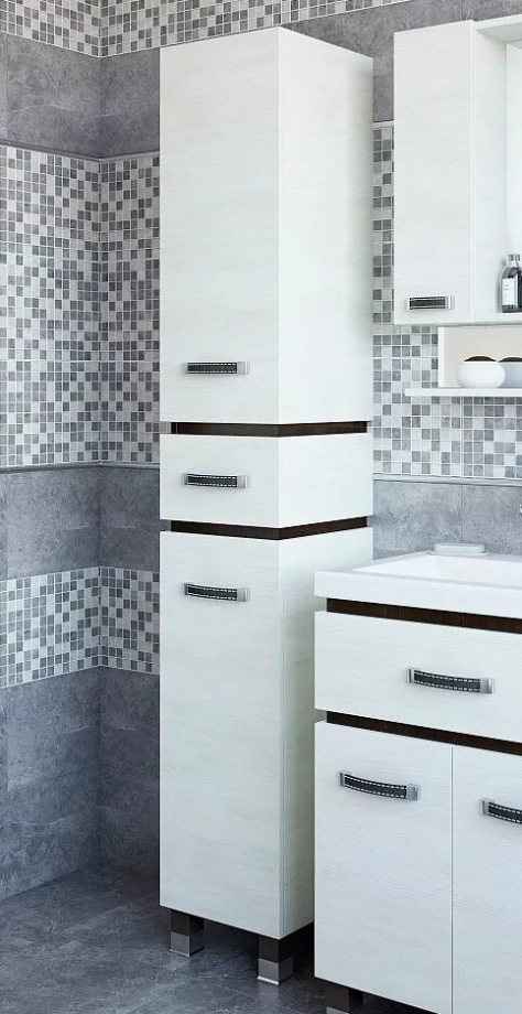 Пенал Sanflor Техас 30 L напольный, северное дерево светлое