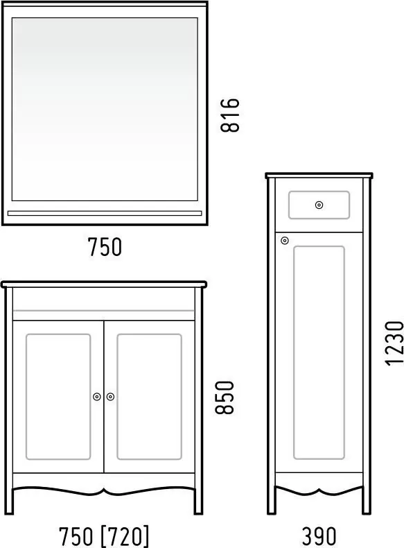 Пенал Corozo Блюз 39 Rнапольный, белый