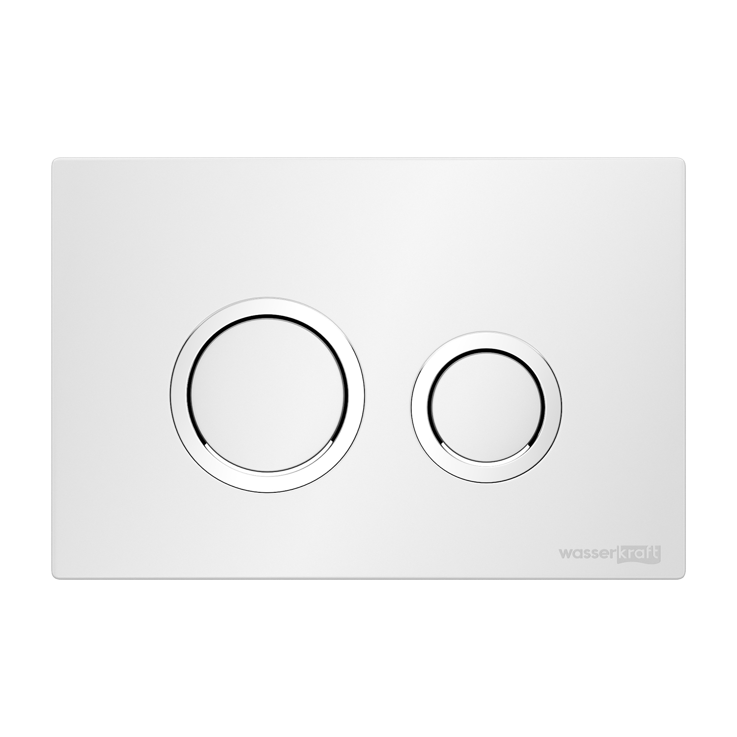 Смывной бачок WasserKraft Aller 10TLT.031.ME.WH01 скрытого монтажа, с кнопкой белый глянец