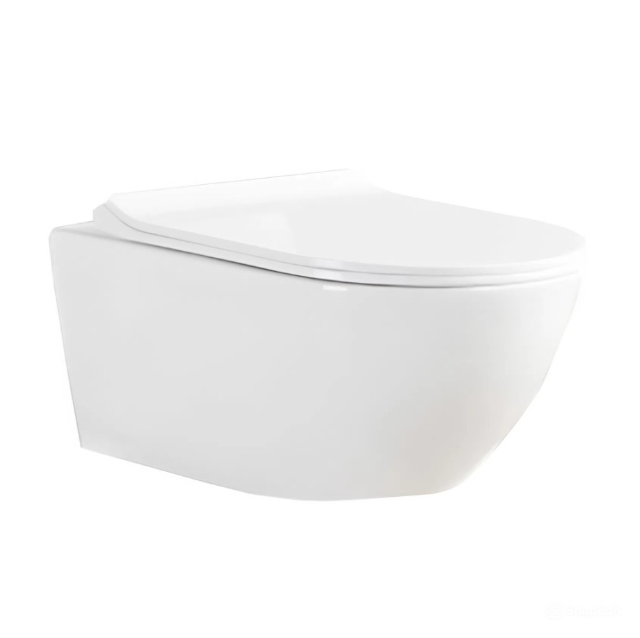 Унитаз Stella Polar Малага KN9722001 подвесной, с сиденьем, белый