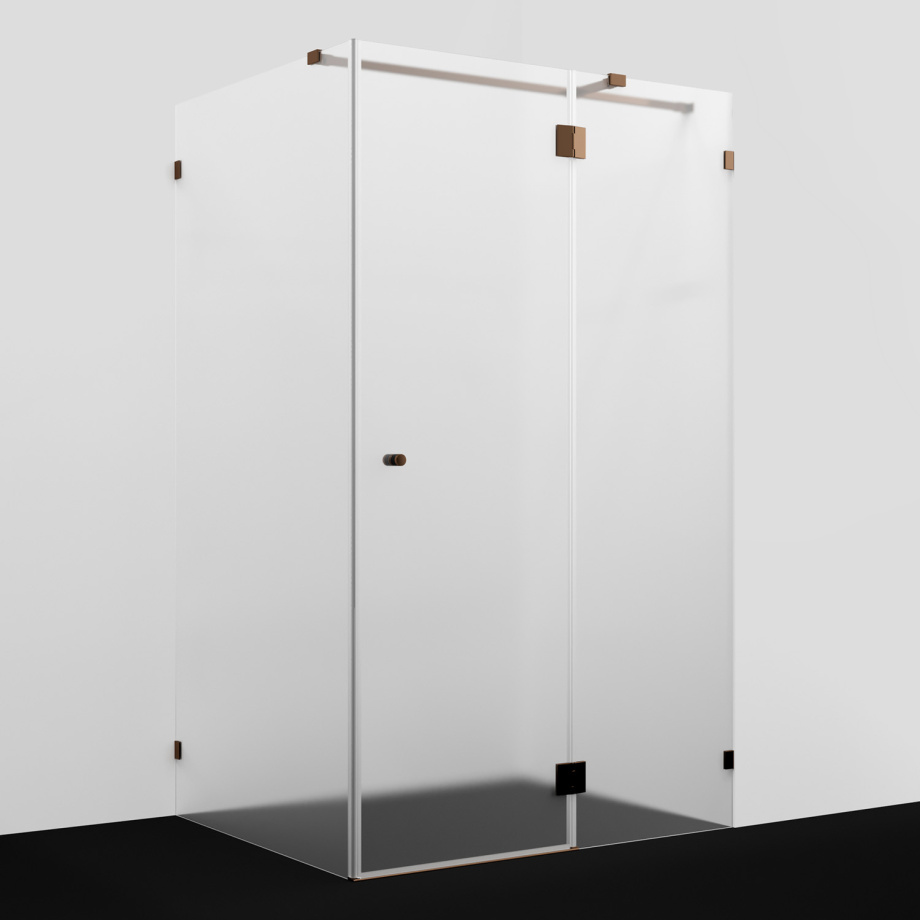 Душевой уголок WasserKRAFT Paar 88H10R-MG матовое стекло, правая ориентация