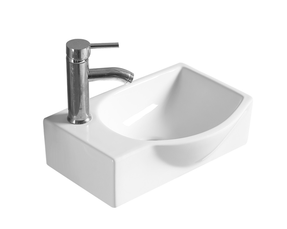 Раковина SantiLine SL-2018 R накладная, белая