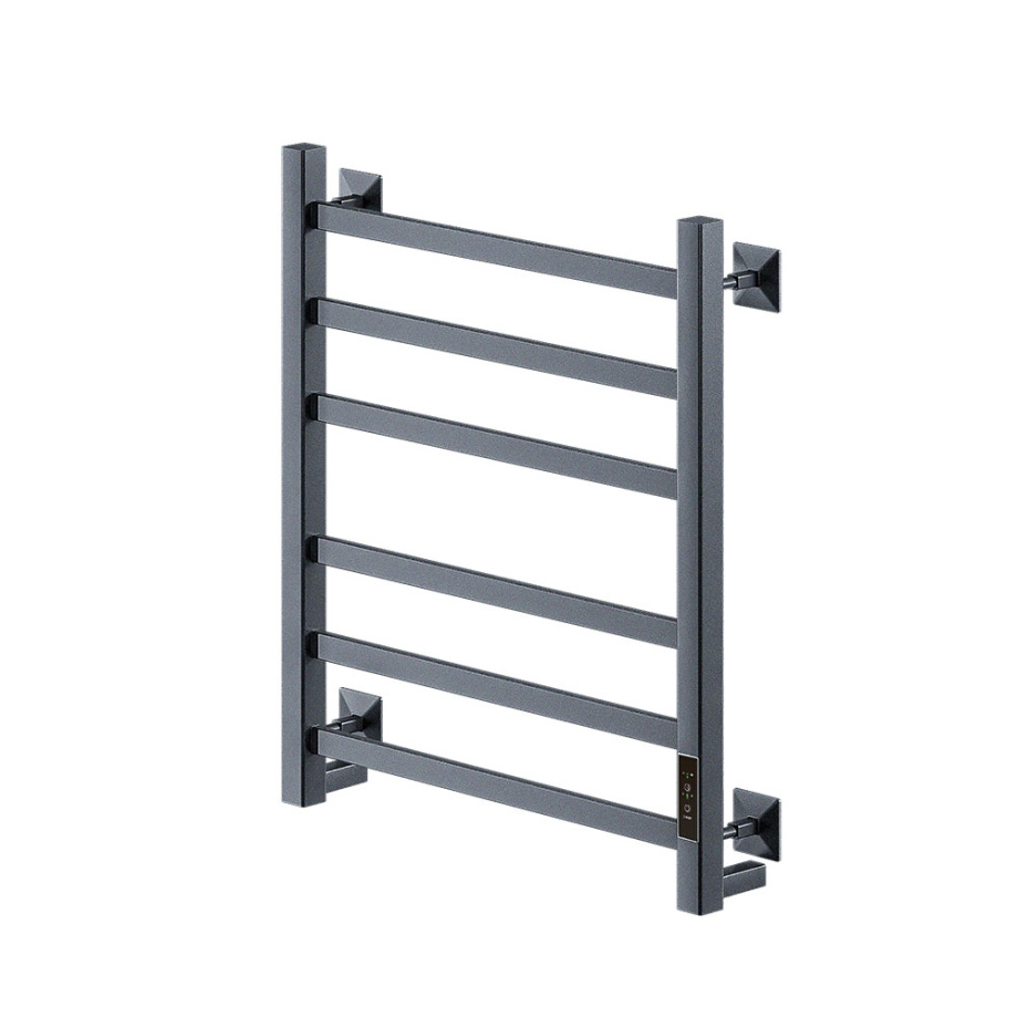 Полотенцесушитель электрический Veconi Barro-A B6050GR-A 500х600, графит брашинг