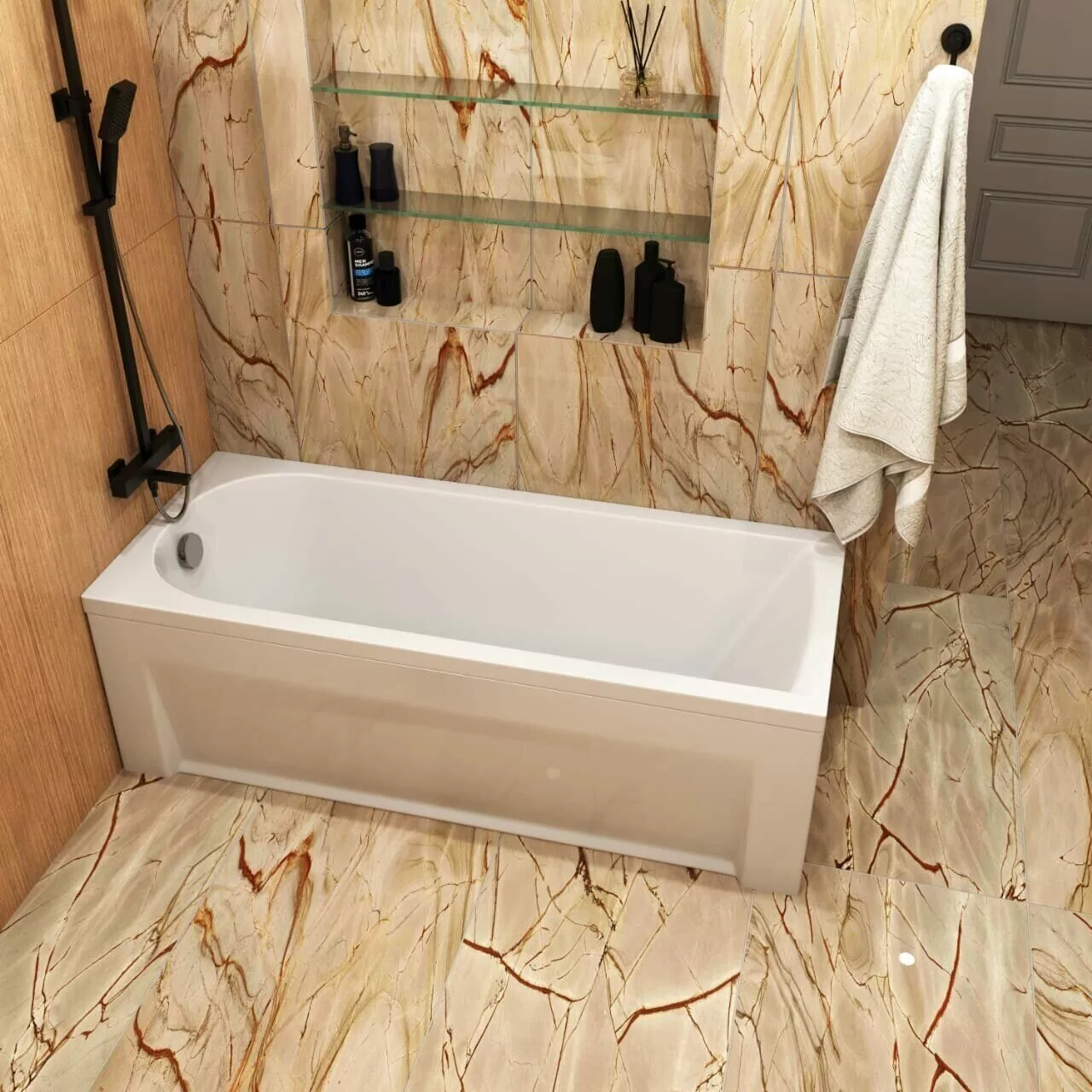 Ванна акриловая Timo Mika 170x70