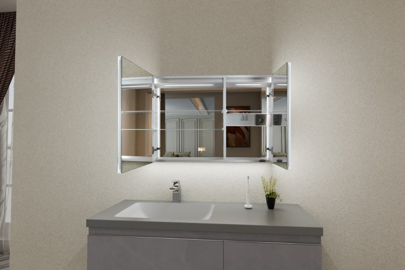 Зеркало-шкаф Esbano ES-3809D 90х70х14