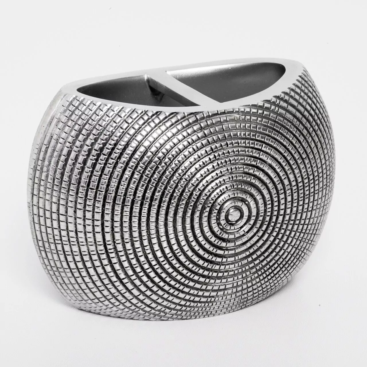 Стакан для щеток двойной WasserKraft Eider K-33328A серый