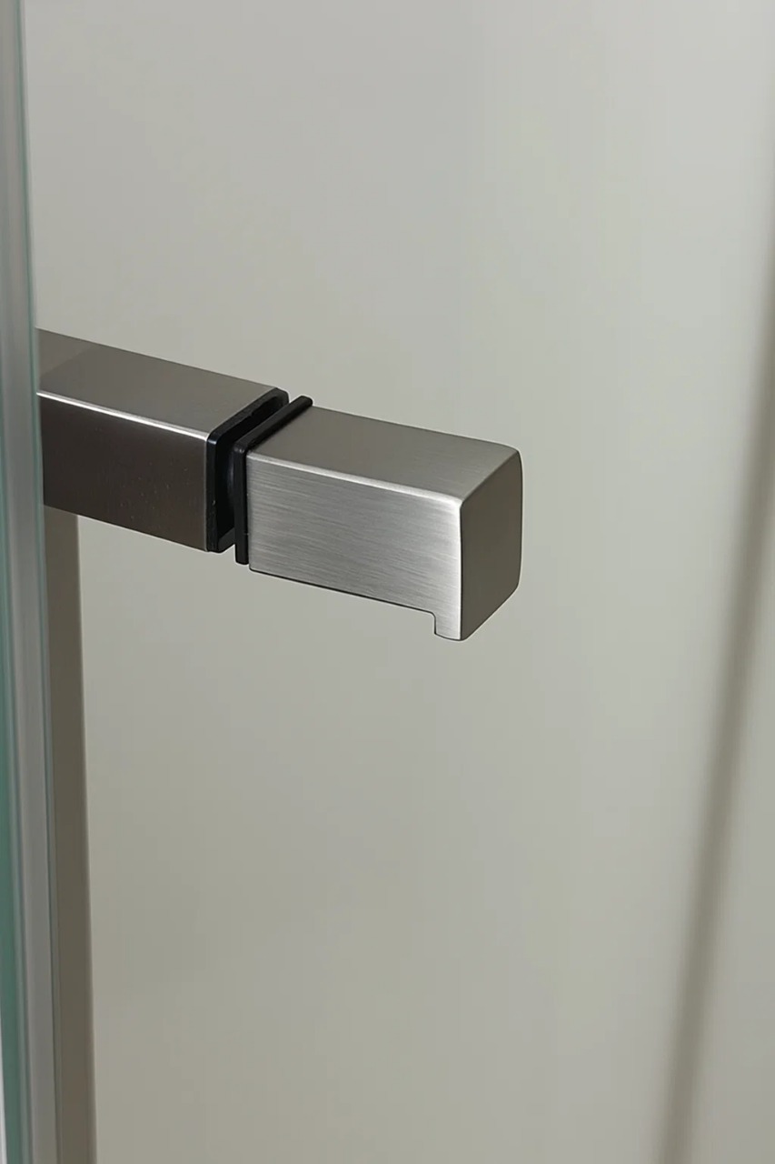 Душевой угол Timo TTSSP-100/13C-8, распаш 1000*1000*2000, профиль никель, стекло прозрачное 8 мм