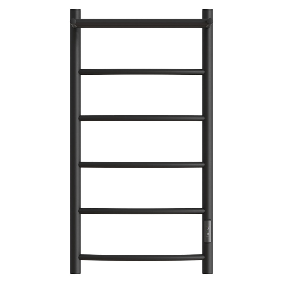 Полотенцесушитель электрический APEXTERMO Corona CR01184BM 800x400 с полкой, черный матовый
