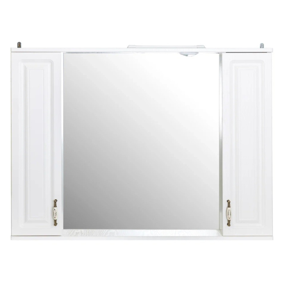 Зеркало-шкаф Stella Polar Кармела 105/С, ольха белый