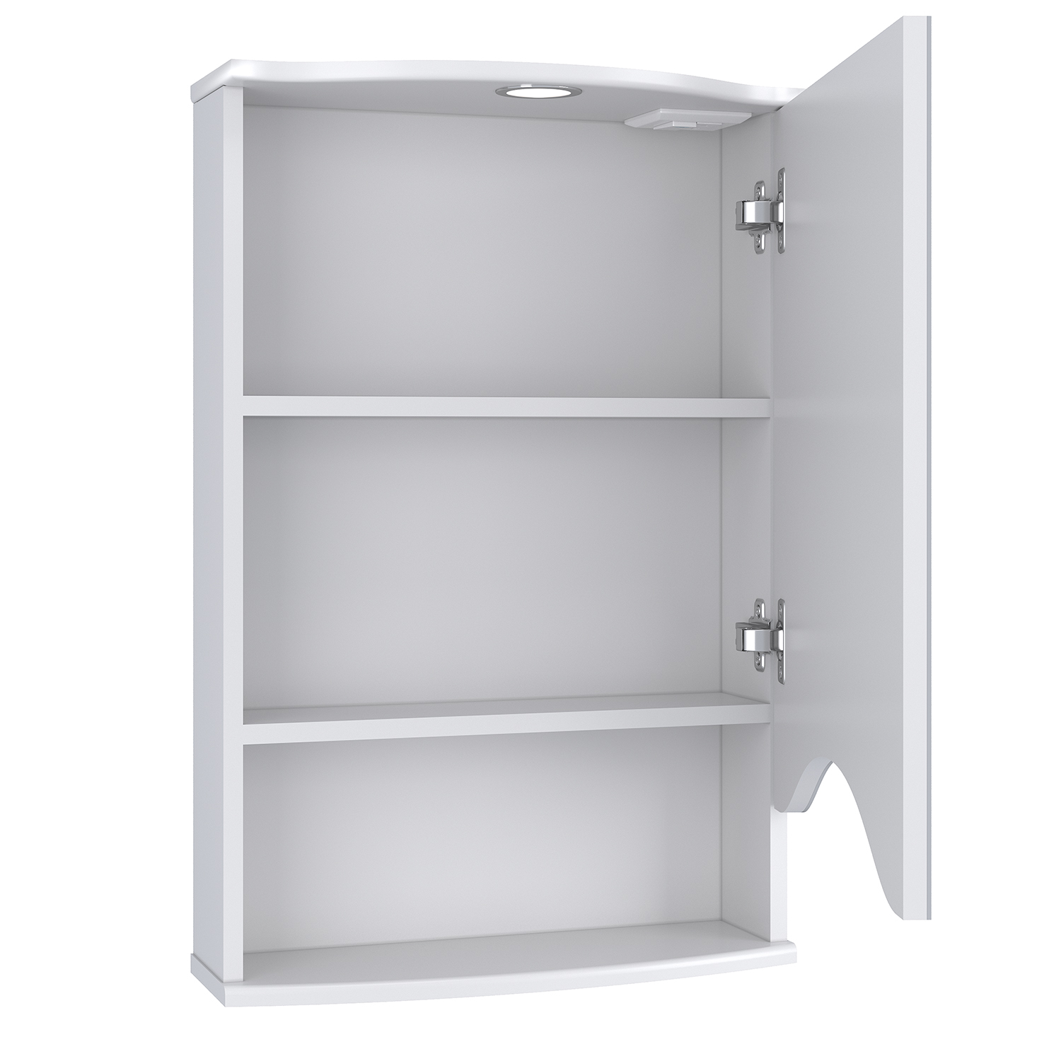 Зеркало-шкаф Runo Фортуна 50 R, белый