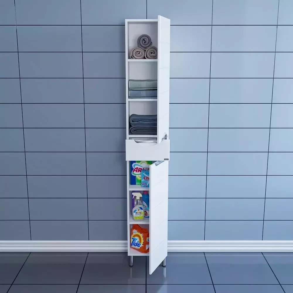 Пенал Санта Родос 30 L/R напольный, белый