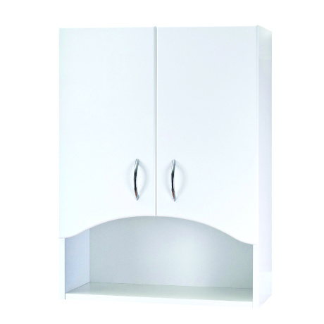 Шкаф навесной Onika Арка 55 с открытой полкой, белый