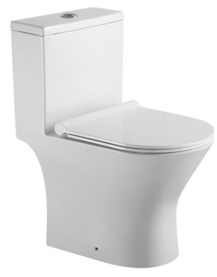 Унитаз моноблок напольный Stella Polar Мурсия KN1197000, белый