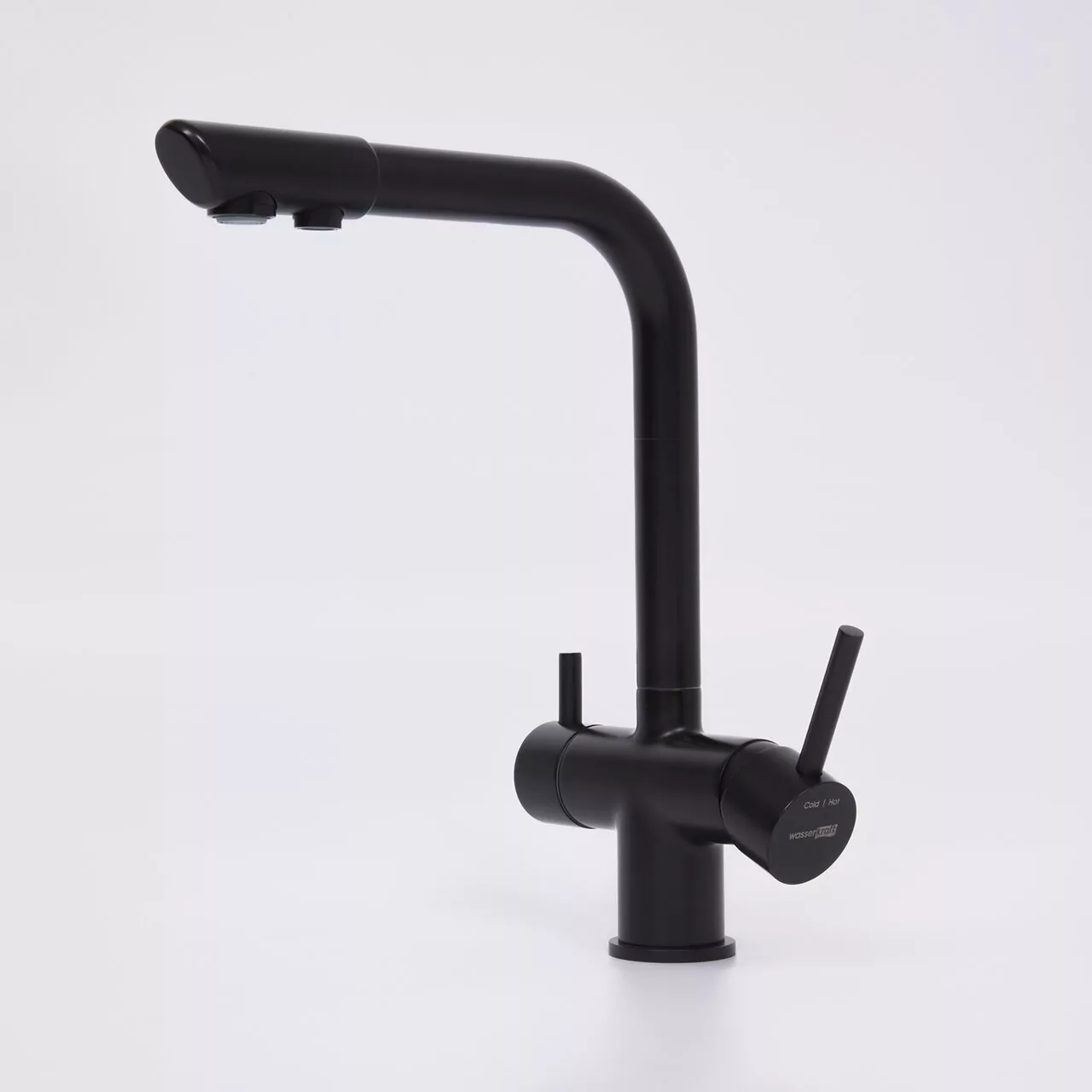 Смеситель для кухни WasserKraft A8367 черный Soft-touch