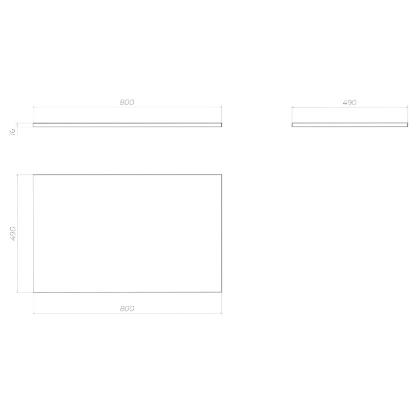 Тумба напольная Vigo Urban 200-1-0, столешница 80 L/R, без раковины, белый
