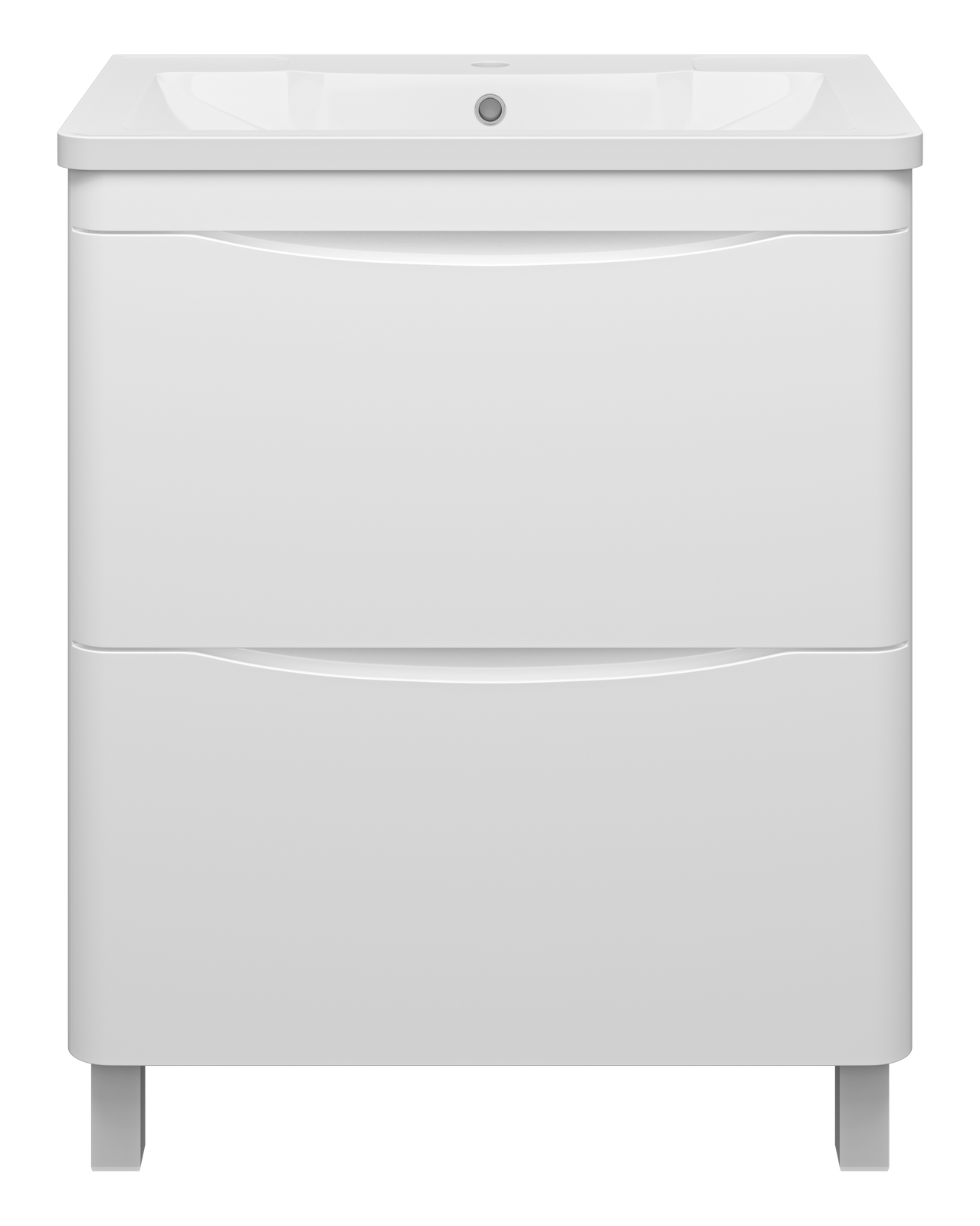 Тумба с раковиной Misty Атлантик 70 белый