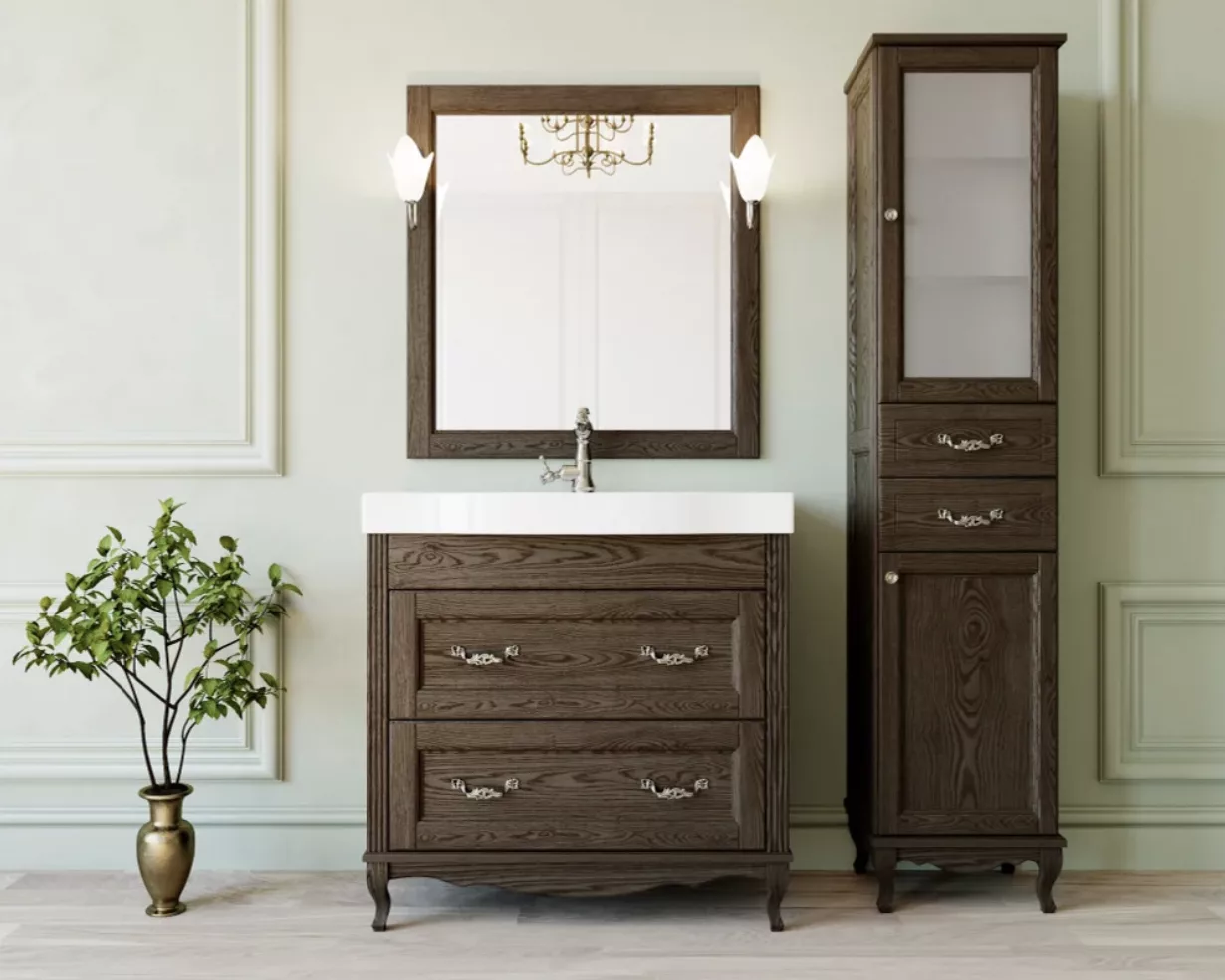 Зеркало ValenHouse Лиора 90 кальяри, хром