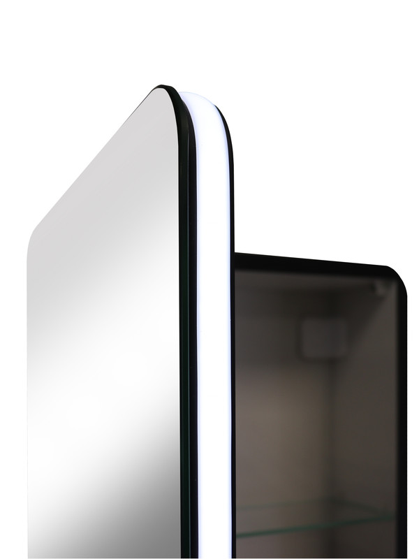 Пенал EQUIL Eltoro подвесной black LED 360х156