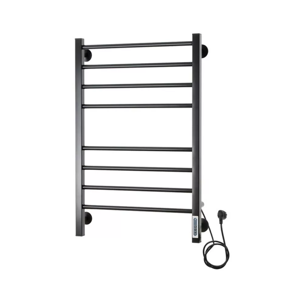 Полотенцесушитель электрический Domoterm Куба П8 500x800 EK R правый, черный матовый