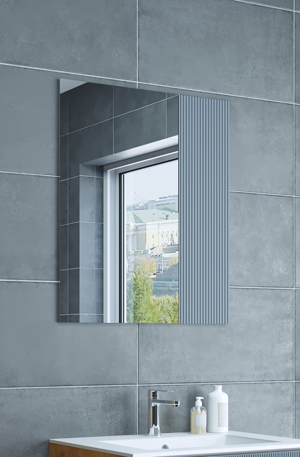 Зеркало Sanflor Диана квадрат, графит