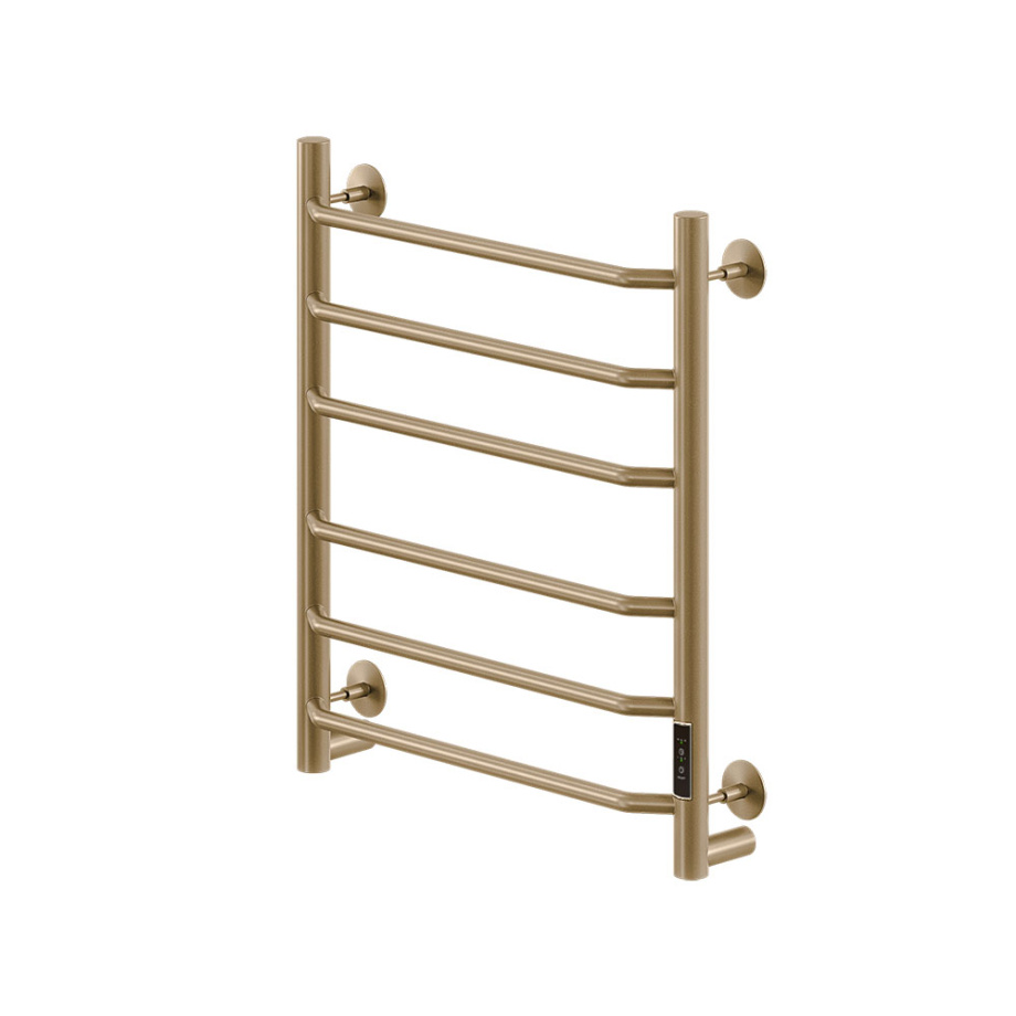 Полотенцесушитель электрический Veconi Cantu-A C6050G-A 500х600, золото матовое