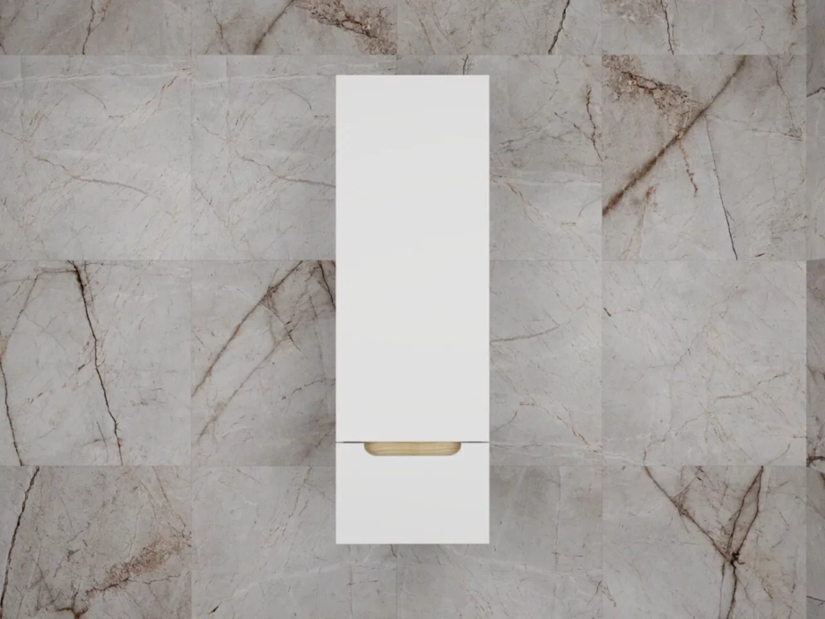 Пенал Style Line Бали 36 R подвесной, белый софт