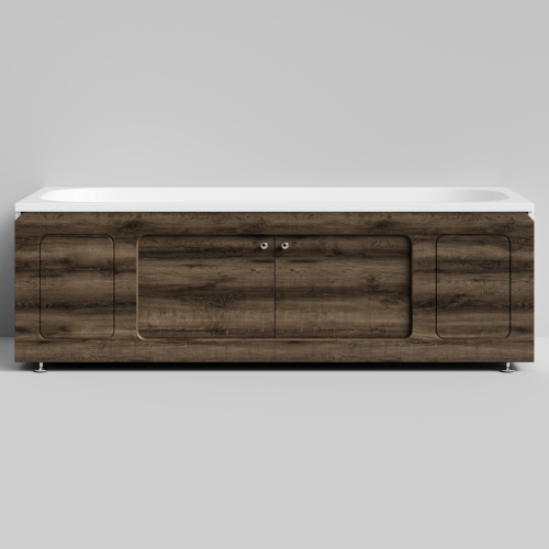 Экран под ванну Vod-ok Лидер 180 раздвижной Дуб крымский коричневый