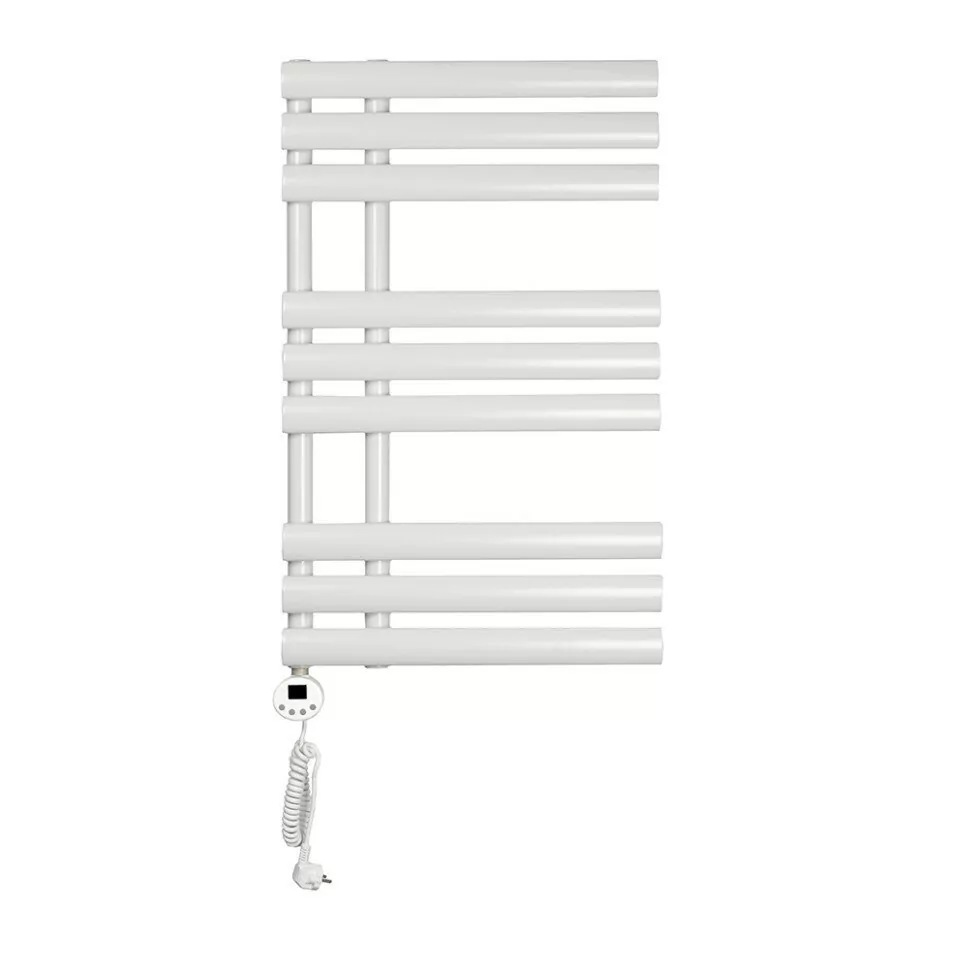 Полотенцесушитель электрический Domoterm Гамма П9 500х820 EL левый, белый матовый