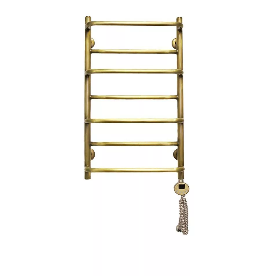 Полотенцесушитель электрический Domoterm Орфей П7 400x700 АБР ER, античная бронза