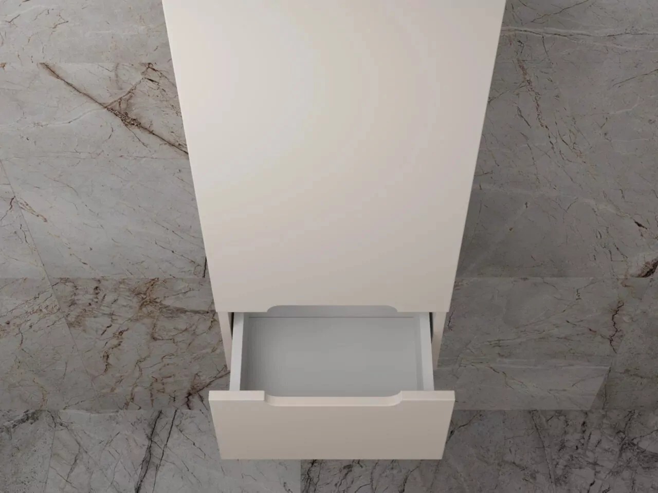 Шкаф навесной Style Line Матис 36 plus, R, крем