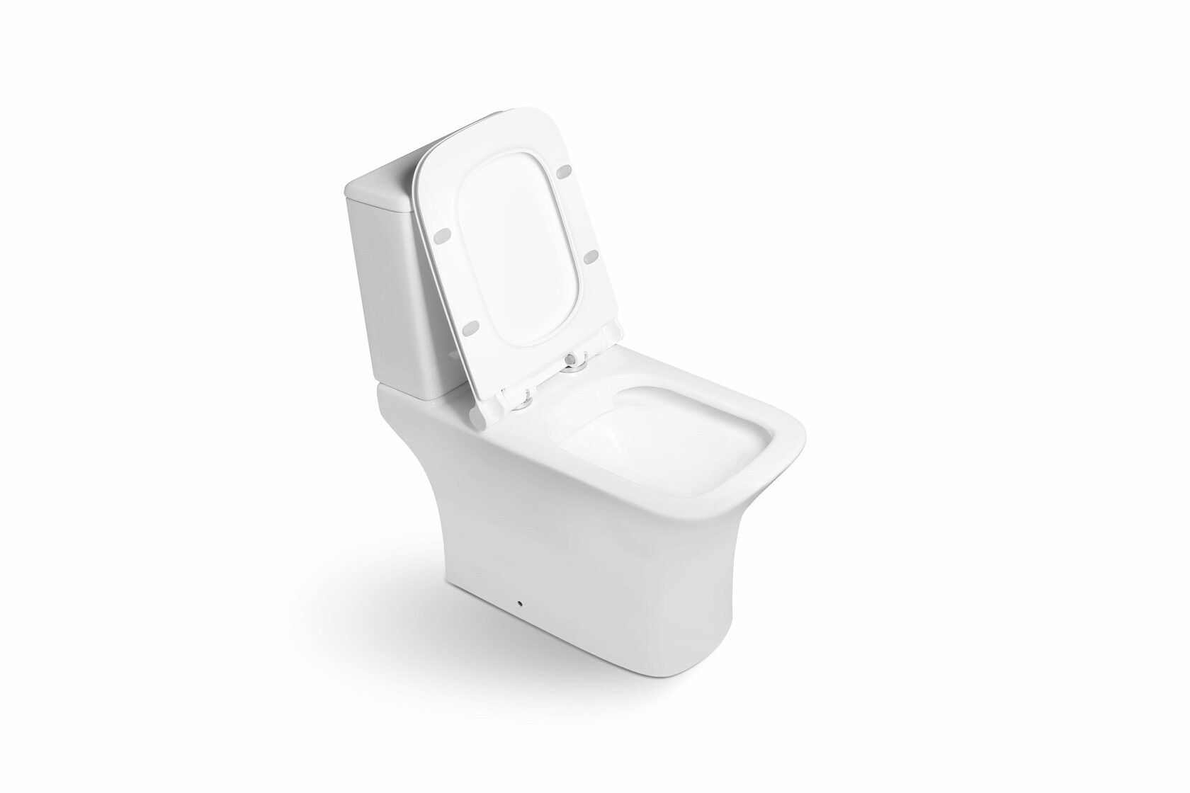 Унитаз SantiLine SL-5023 напольный, безободковый, белый