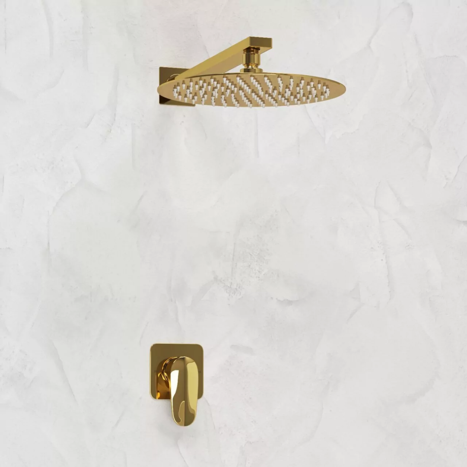 Душевой комплект WasserKraft Neckar A2151.183.208 глянцевое золото