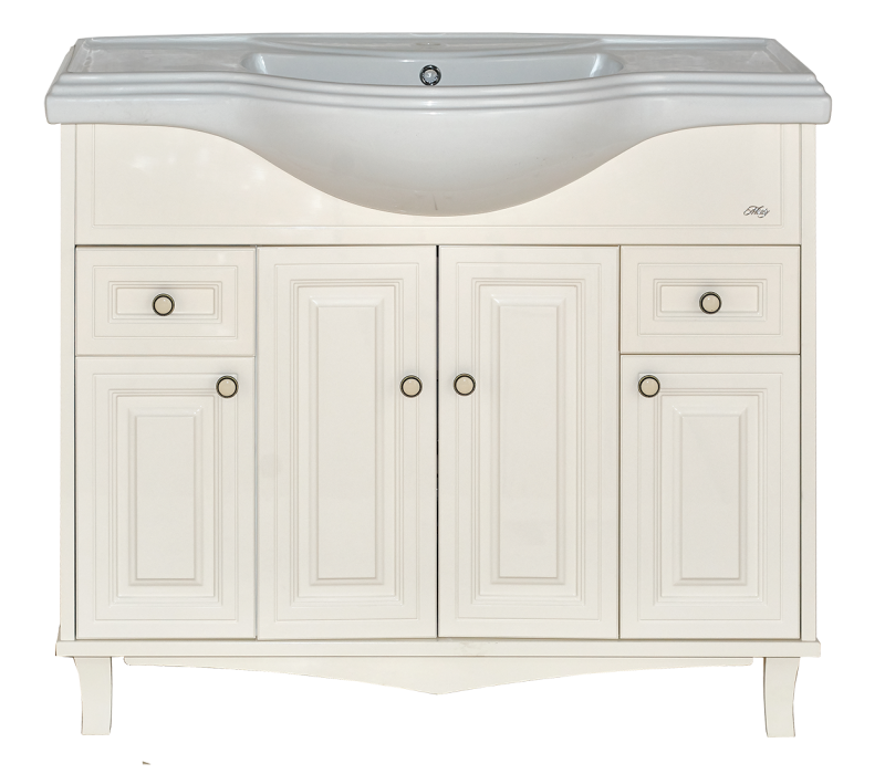 Тумба с раковиной Misty Шармель 105 бежевый