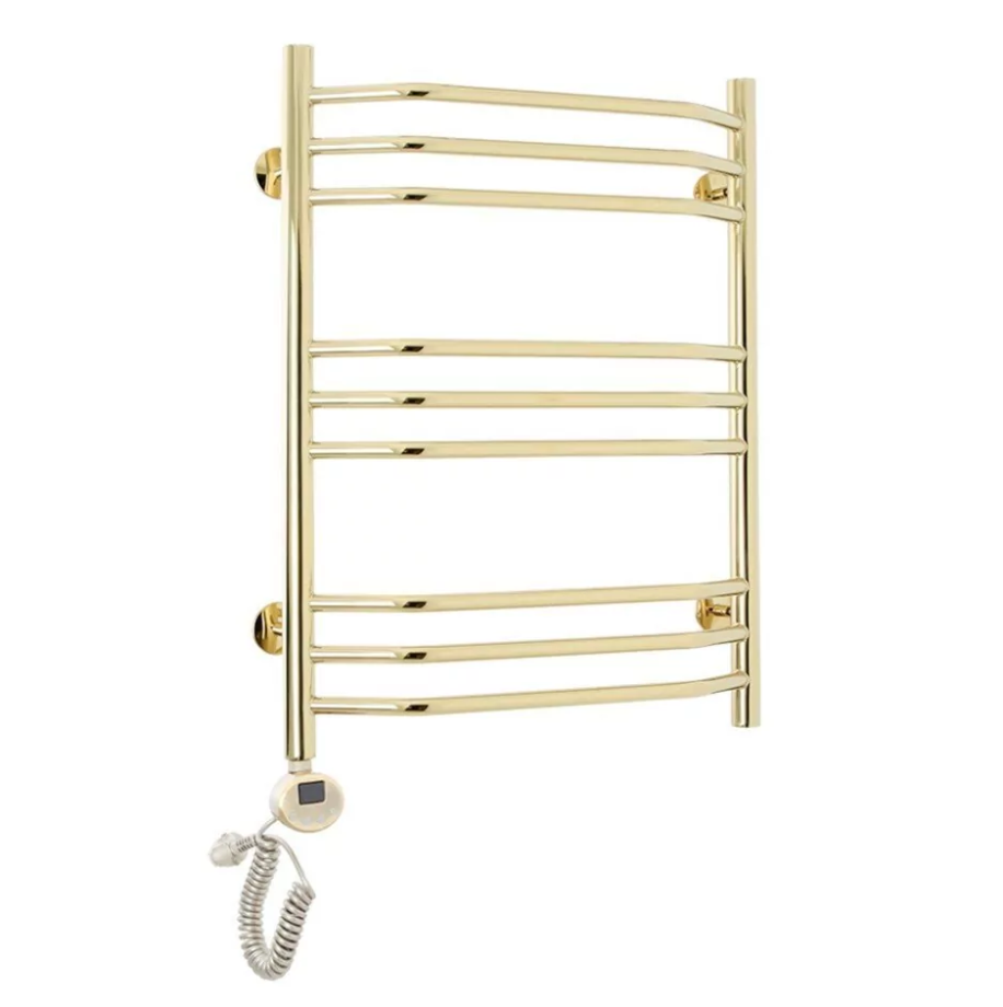 Полотенцесушитель электрический Domoterm Лаура П9 500х700 EL левый, золото