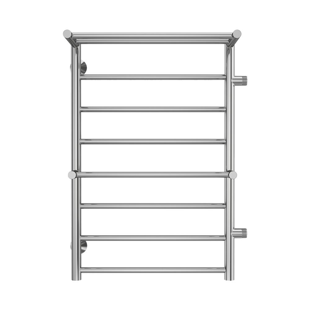 Полотенцесушитель водяной с полкой (боковое подключение) Terminus Анкона П8 50х80 правый