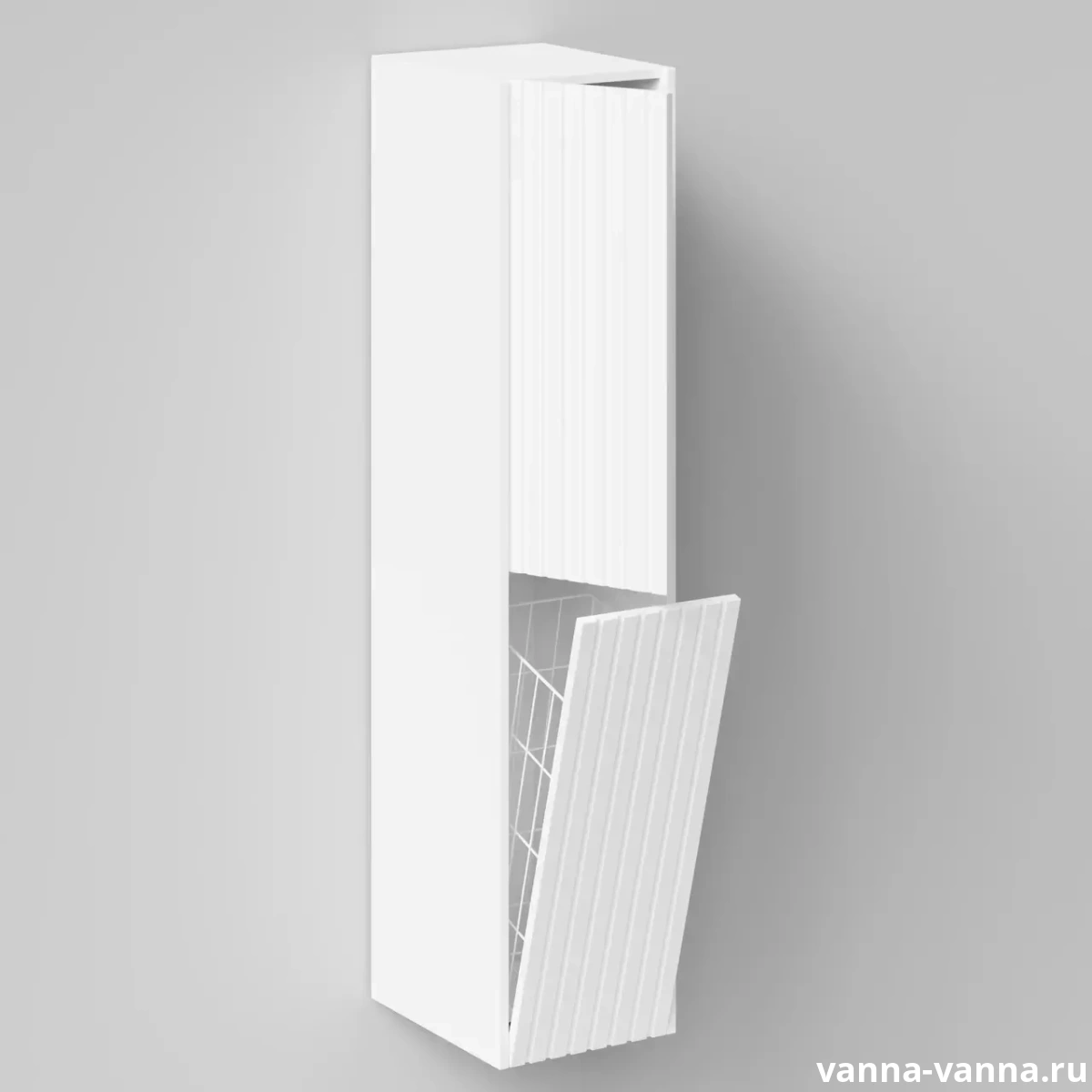 Пенал Vod-ok Тач 30 L/R, с корзиной, подвесной, белый + 13 цветов от магазина Vanna-Vanna.ru!