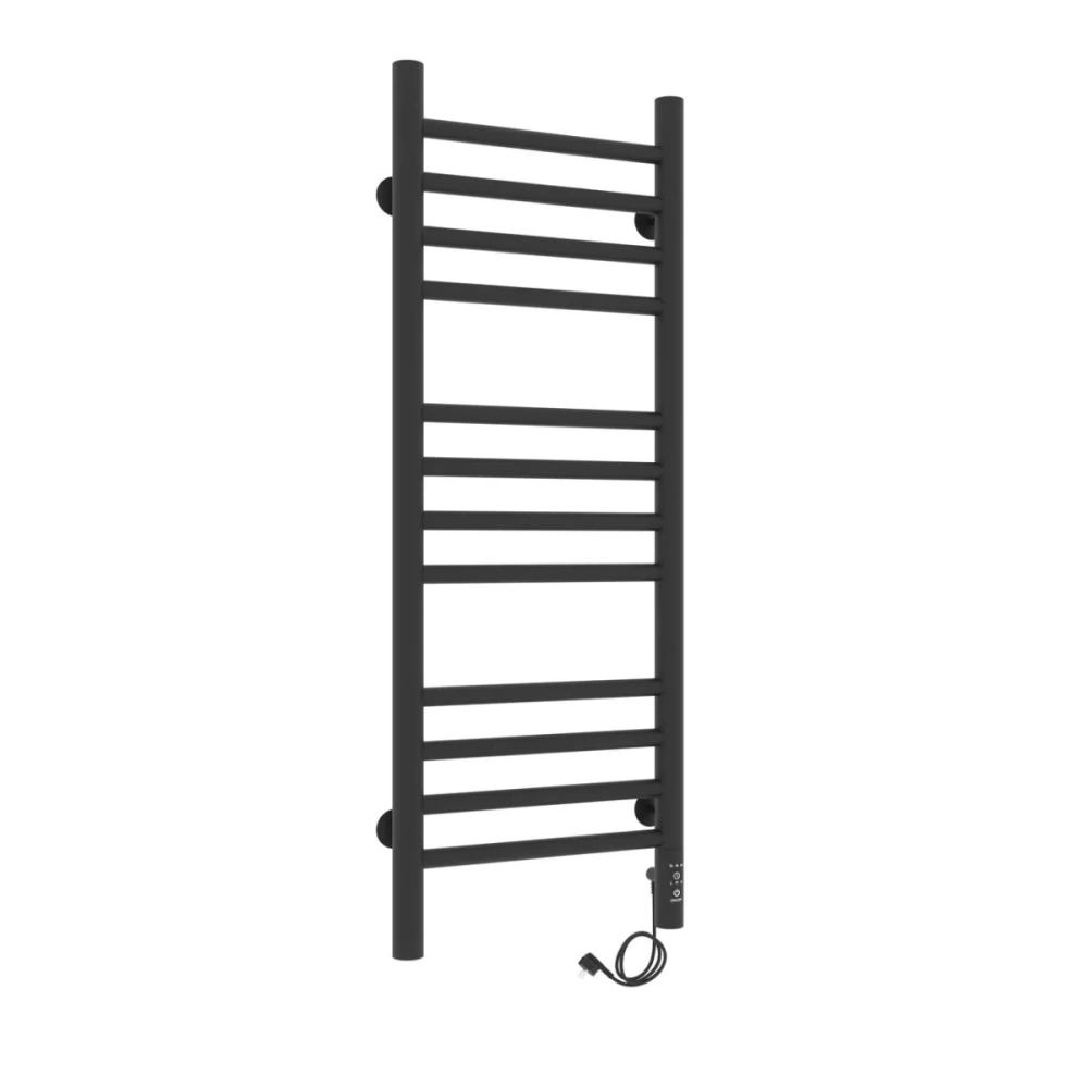Полотенцесушитель электрический Laris Лаванда ЧКЧ П12 300х900 правый, черный матовый от магазина Vanna-Vanna.ru!