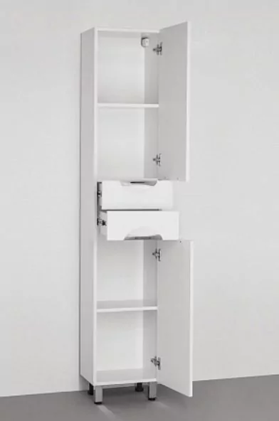 Пенал Style Line Жасмин 36 напольный, белый