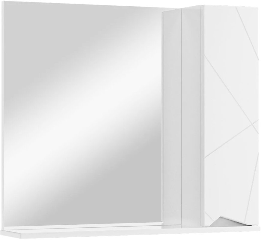 Зеркальный шкаф SanStar Каскад/Линни 60 белый