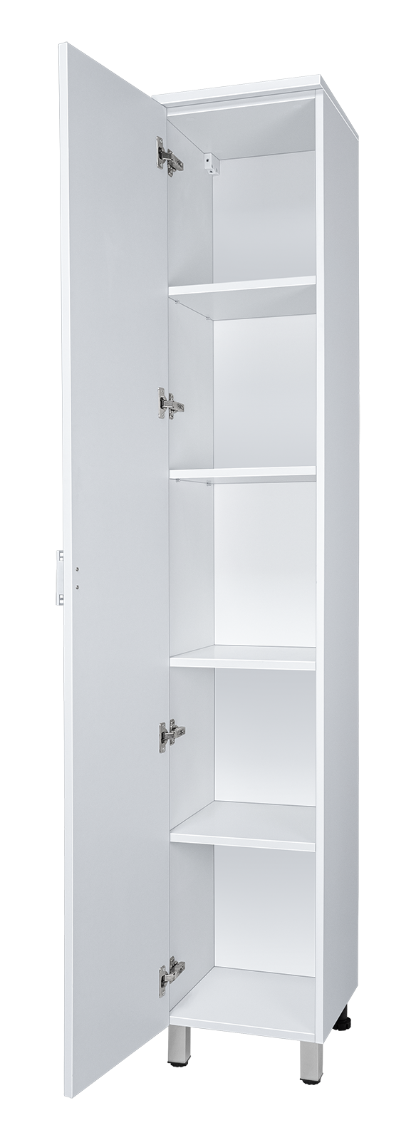 Пенал Misty Дива 35 напольный, L, белый