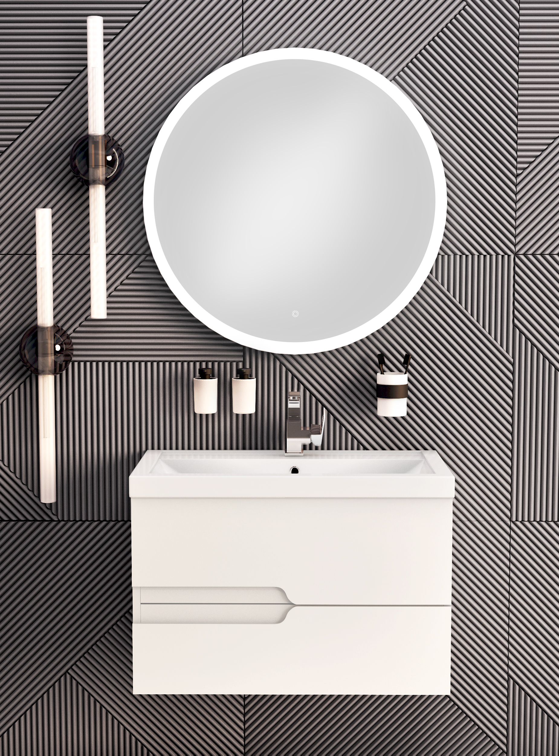 Зеркало Runo Руан Led D770