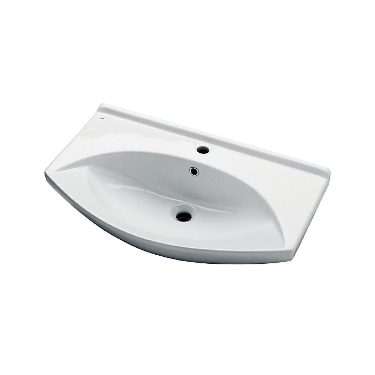 Тумба с раковиной подвесная/напольная Dreja Laguna Plus 75 см, белый