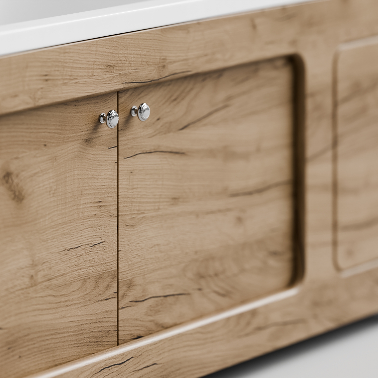 Экран под ванну Vod-ok Лидер 170 раздвижной Дуб Тортуга