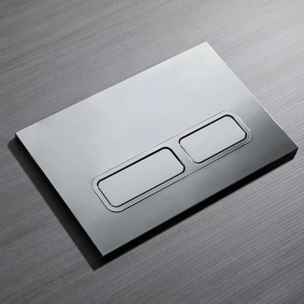 Кнопка смыва Veconi FLUSH V13, FLV13-C, 240х162х7, пластик, хром глянец