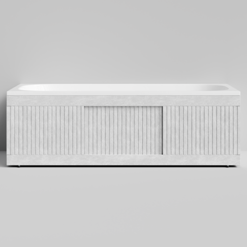 Экран под ванну Vod-ok Тач 170 раздвижной Белый камен