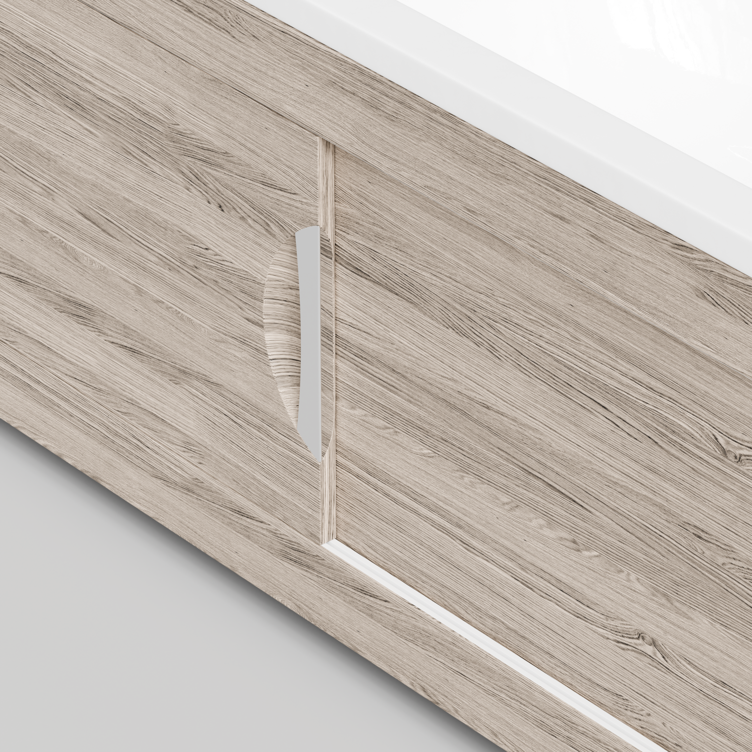 Экран под ванну Vod-ok Топ 170 раздвижной Дубослив ореховый светлый