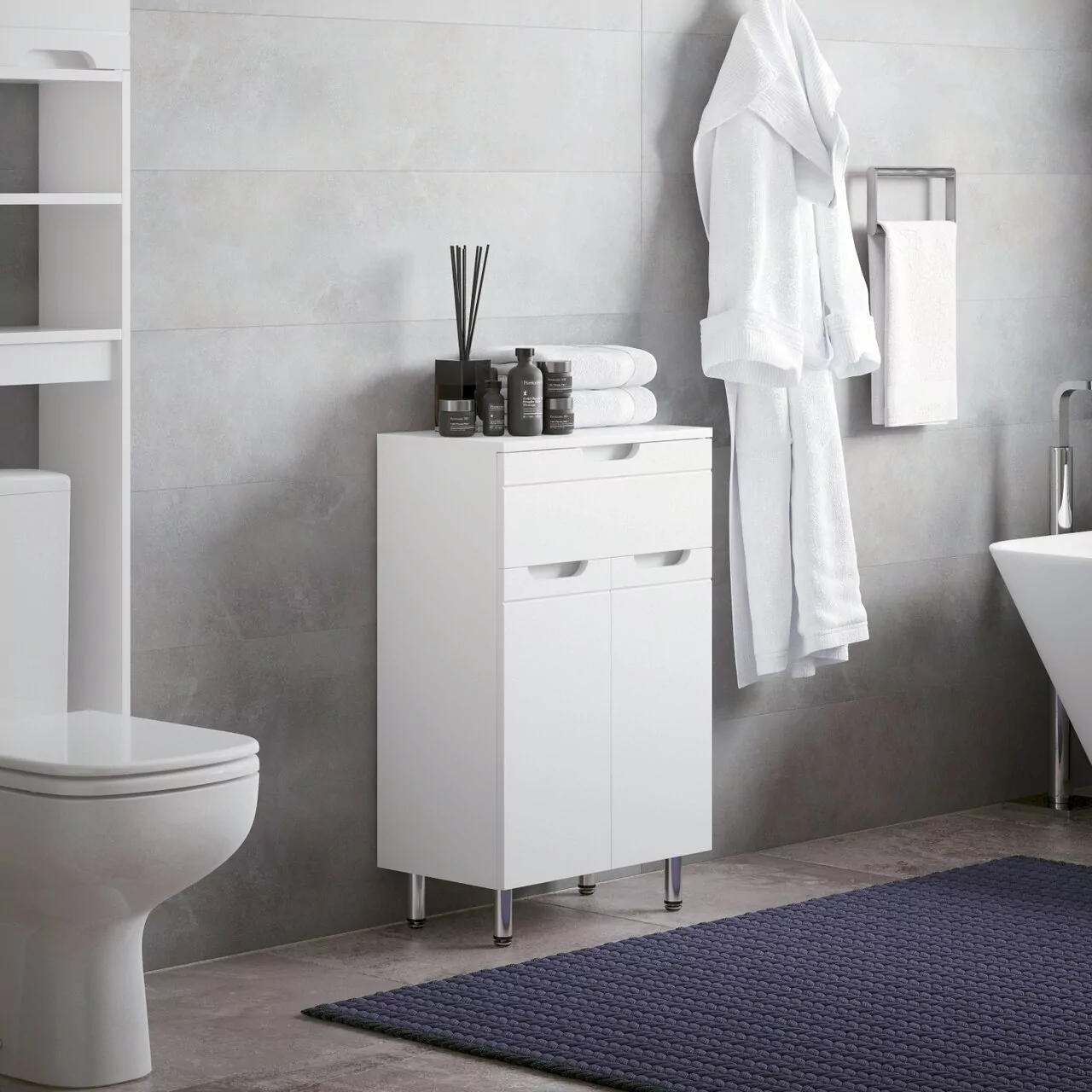 Тумба-комод Corozo Лея 50 Z1 белая