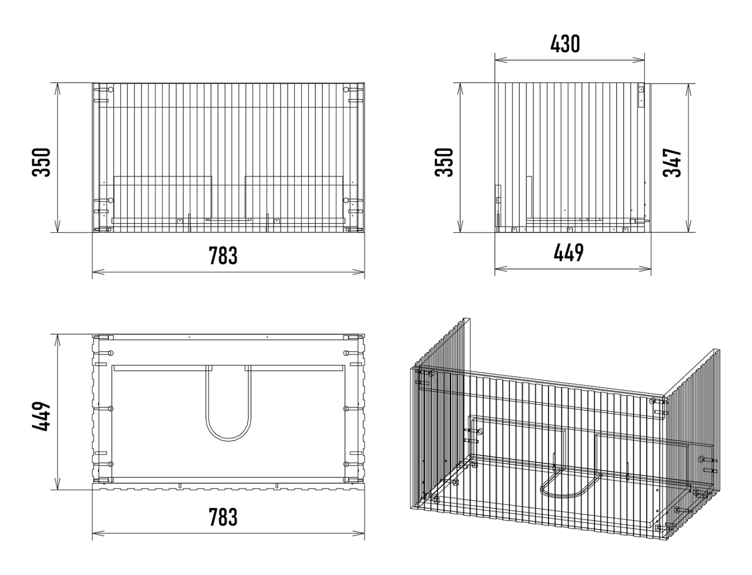 Тумба с раковиной Brevita Alicante 80 подвесная, белый