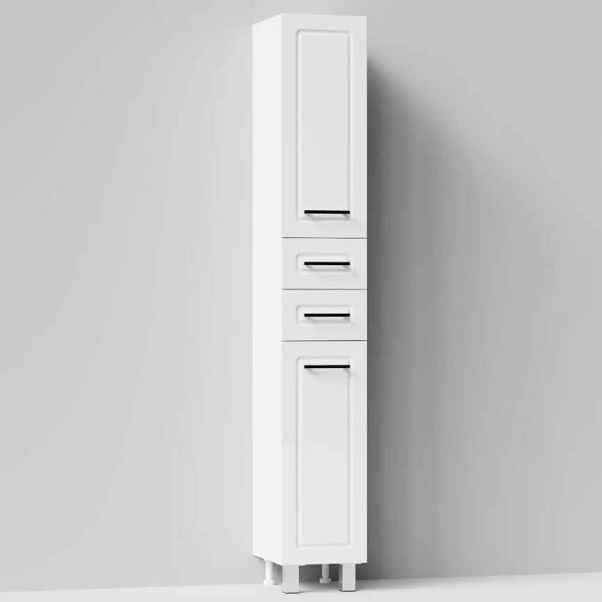 Пенал Vod-ok Арабеска 30 L/R, напольный, с корзиной, белый + 13 цветов