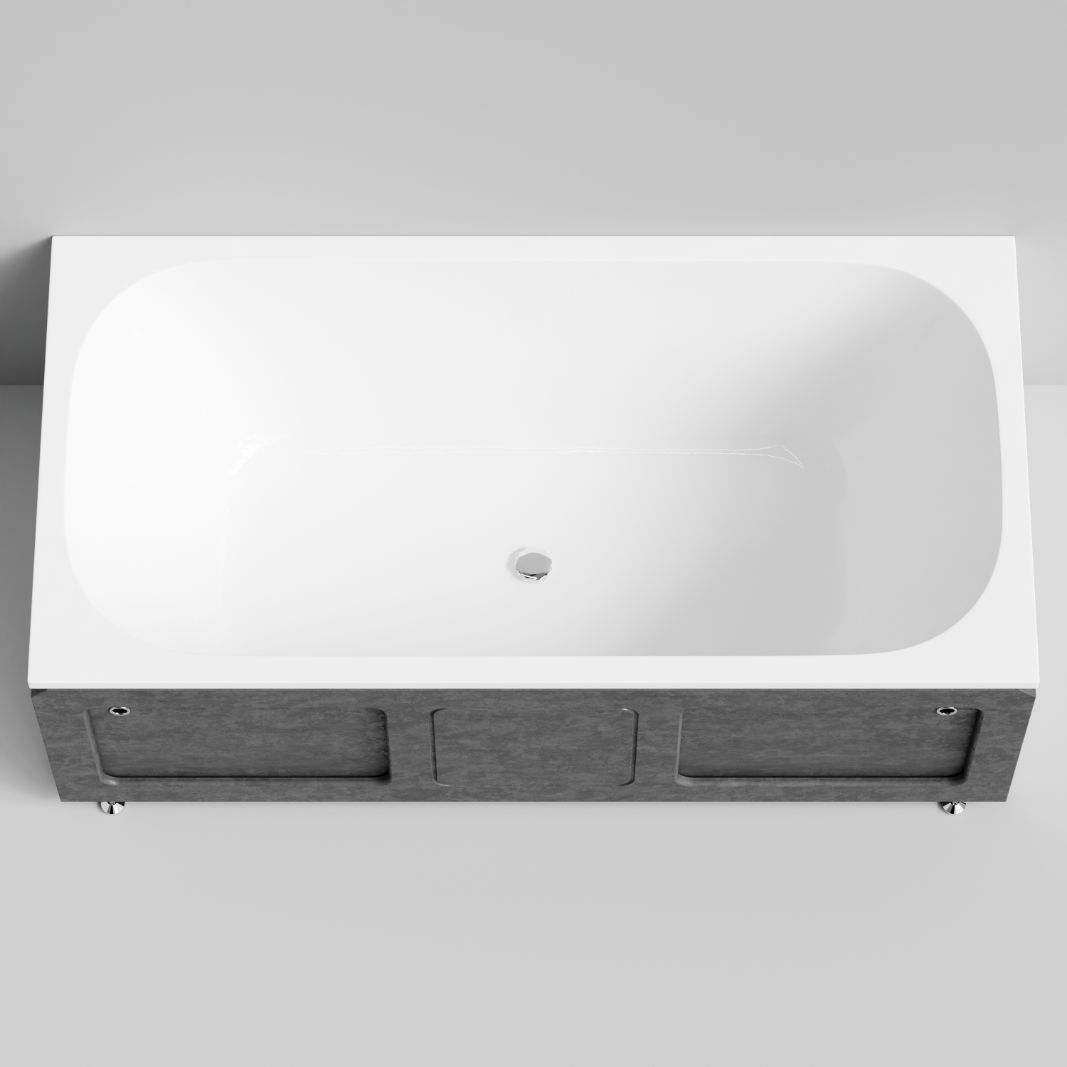 Экран под ванну Vod-ok Хит 170 раздвижной Серый камень